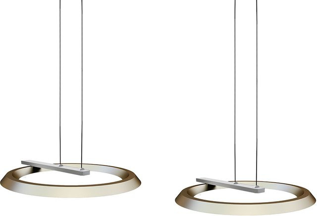 Oligo Yano One LED-Pendelleuchte 2-flammig in Weiß matt und Creme mit Tunable White (2200K - 5000K) und Casambi-Steuerung - Bild 1