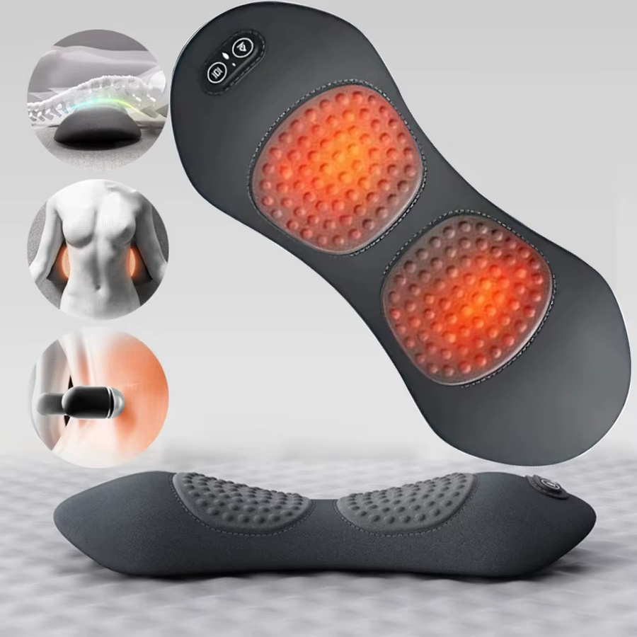 Elektrisches Heiz- und Vibrationsmassagekissen von Vilnason zur Linderung von Taillenschmerzen mit ergonomischer Konturierung für Erwachsene - Bild 6