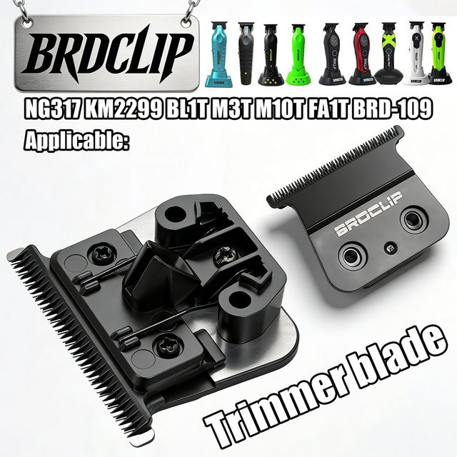 BRDCLIP Original Ersatz-Profi-Elektrohaarschneider-Klinge für KM2299 NG317 BRD109 FA1T M3T M0T Friseurmaschinen - Bild 1