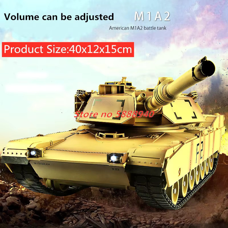 Tccicadas Typ 10 M1A2 T 34 RC Schwerer Panzer, ferngesteuert, Tarnfarben - Bild 2