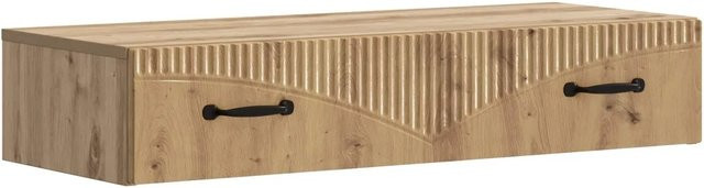 vidaXL Wandmontierter Beistelltisch Artisan-Eiche in Braun, B/T/H: 87,5 x 34,5 x 17 cm - Bild 1