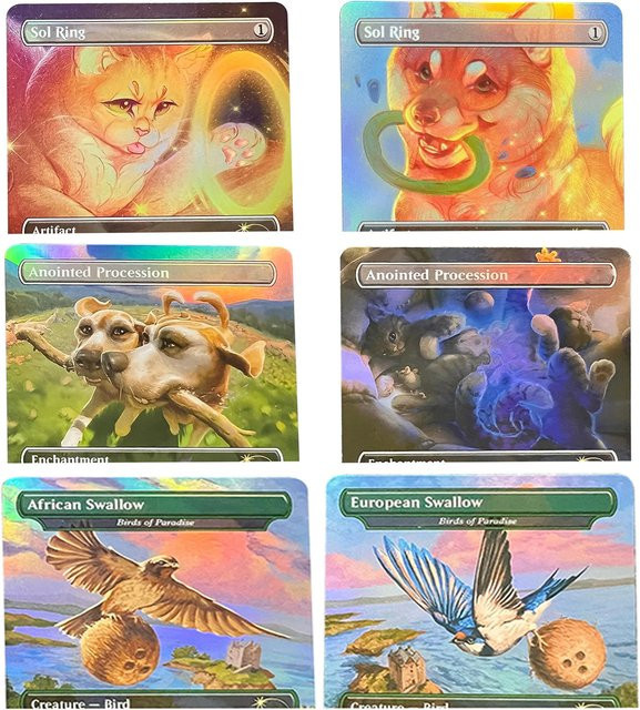 Bandai Anointed Procession African Swallow Sol Ring SLD 1512 Gisela, die Bro Foil TCG Englische Karte, Sammelkartenspiel - Bild 1