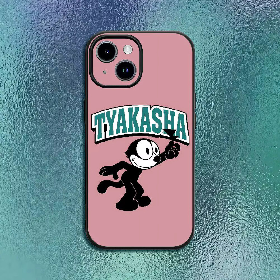 Felix the Cat Handyhülle für iPhone 12 bis 16 Pro Max Plus Classic in Schwarz Softshell - Bild 2
