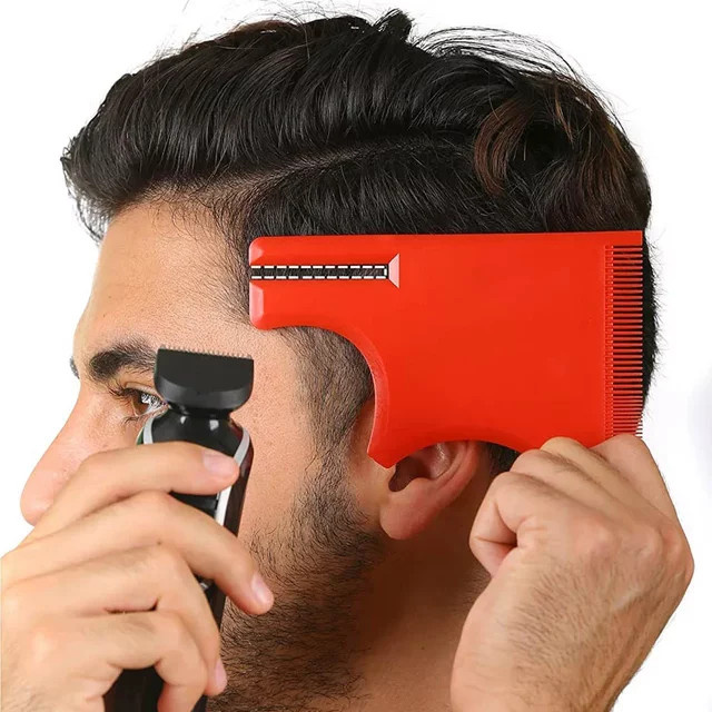 Haarschnitt Vorlage Schablone für Herren, Styling Werkzeug - Bild 1