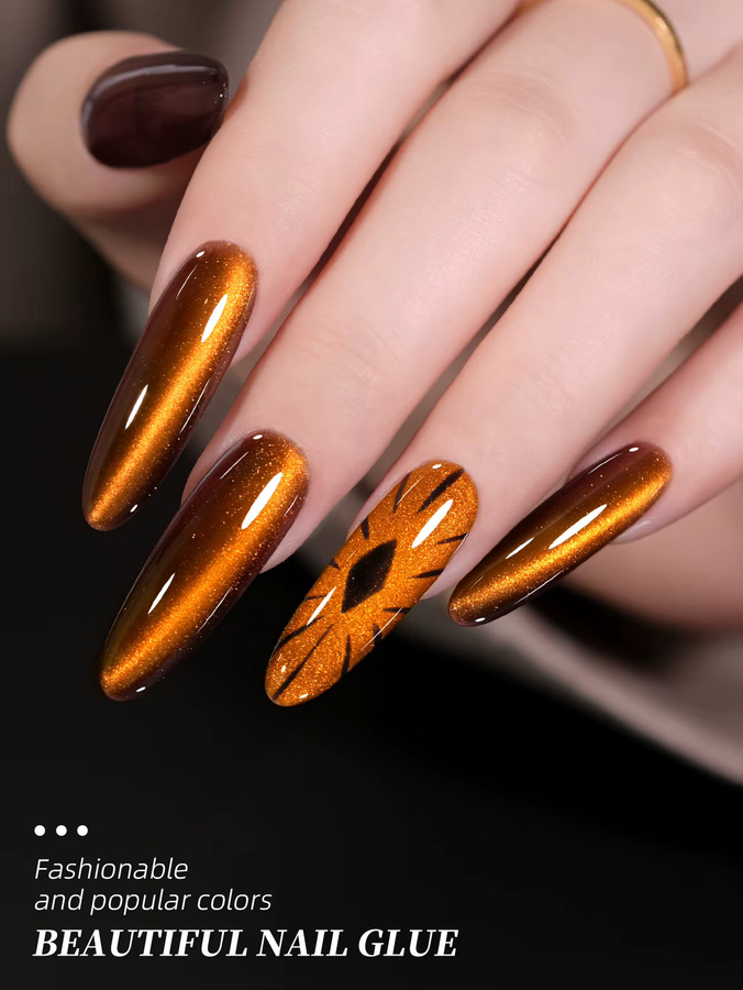 XEIJAYI Cat Eye Nagelgel-Lack, 6er-Set, 15 ml, schimmernd - Bild 3