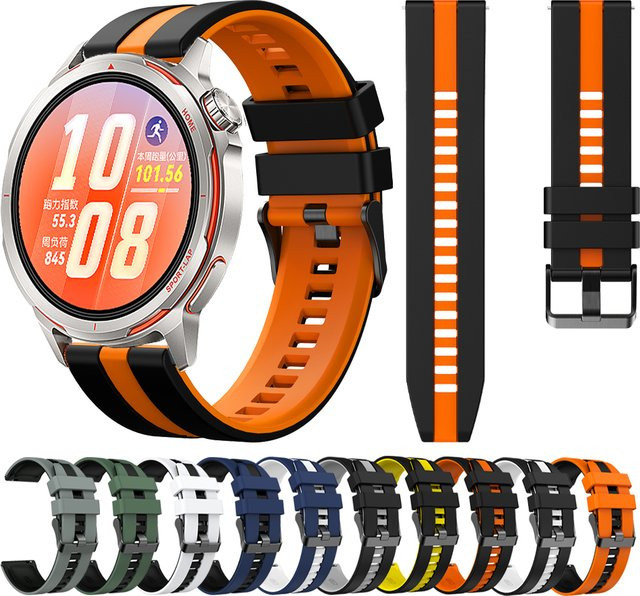 Huawei Uhrenarmband Silikon, 20mm 22mm - Bild 1