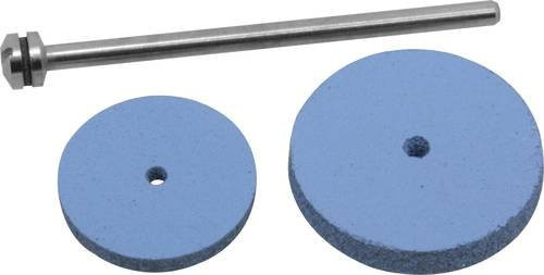 Donau Elektronik 1606 Polierscheiben aus Silikon in Blau mit Dorn Ø 17+22mm, 2 Stück - Bild 1
