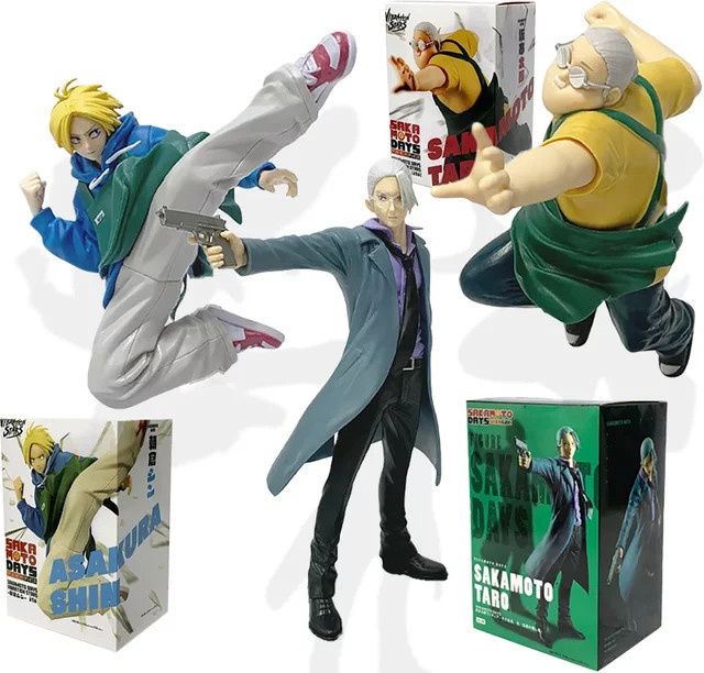 Bandai SAKAMOTO DAYS Taro Sakamoto Shin Asakura Actionfigur, Einzelfigur - Bild 1