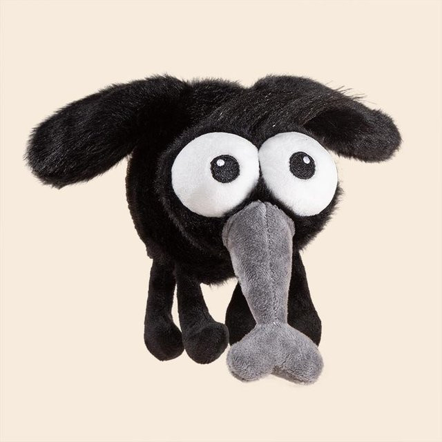 Yiran toy Mücken Plüschtier, 13-25cm, Schwarz - Bild 1