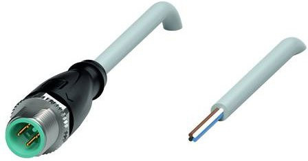 Pepperl+Fuchs Sensor-Aktor-Steckverbinder 240771-100003, konfektioniert, 4 Polzahl, grau, Länge: 0,6 m - Bild 1