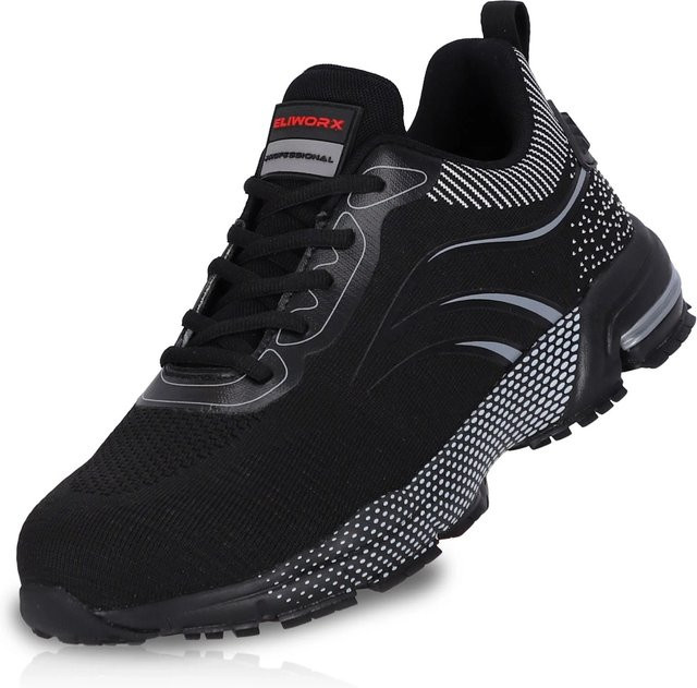 Eliworx Sicherheitsschuhe Onyx Pro S1P Herren Schwarz Gr. 48 - Bild 1