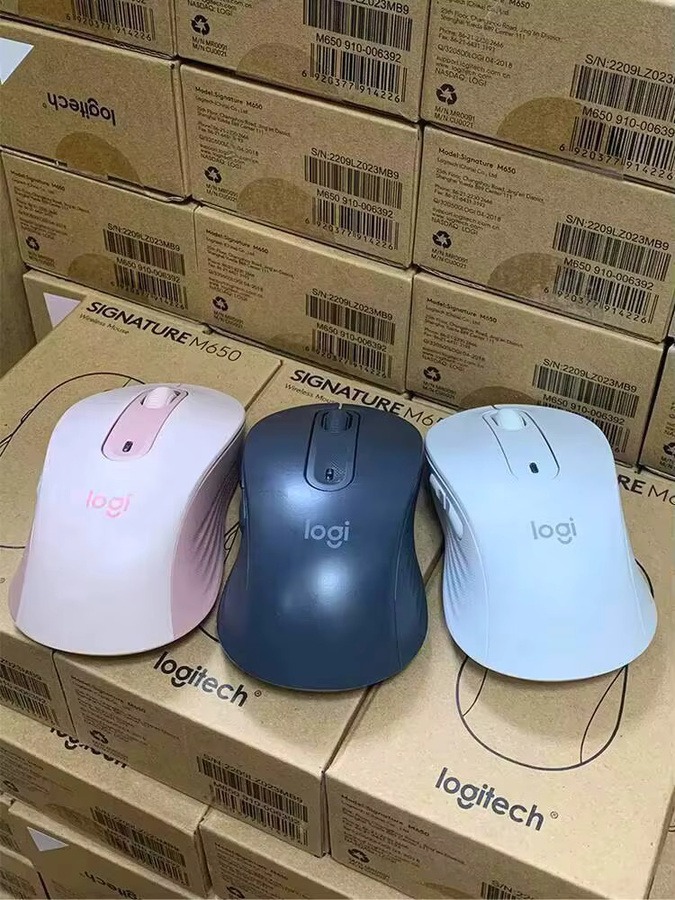 Logitech Signature M650/M650L kabellose Maus in Weiß mit 4000 DPI und 5 programmierbaren Tasten - Bild 5
