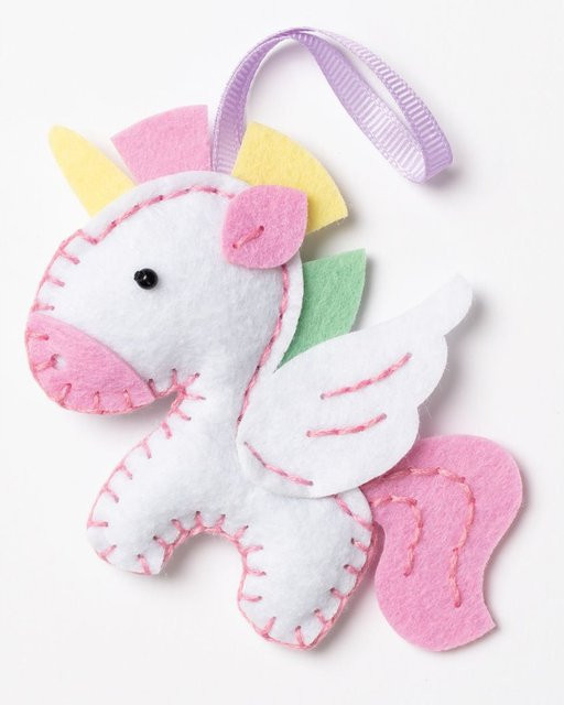 Folia Mini Filzinies Pegasus Nähset Bunt / Mehrfarbig - Bild 1