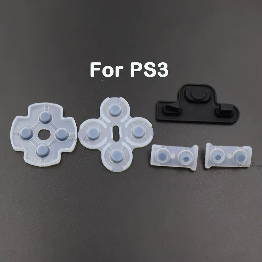 Silikon Leitfähige Gummitasten und Trigger-Pads für Sony PlayStation 3 PS3 Controller Ersatzteile - Bild 2