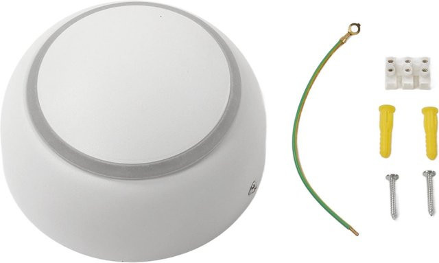 GoolRC LED Wandleuchte in Weiß mit warmweißem Licht und verstellbarem Design für Wohnzimmer und Home-Office - Bild 1