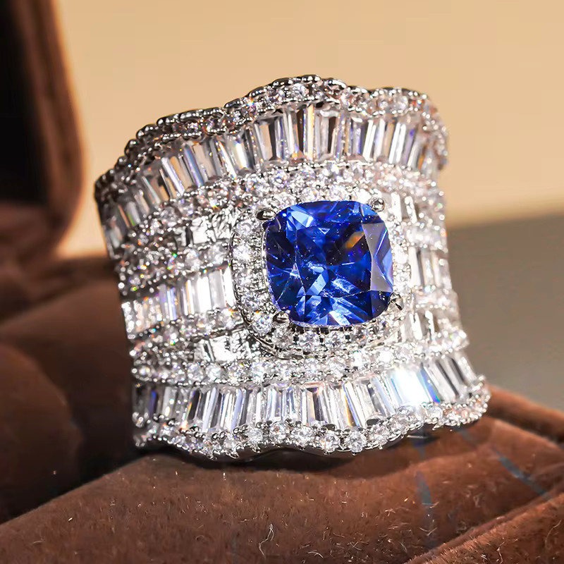 Huitan Ring, Silber, Zirkonia, Damen - Bild 2