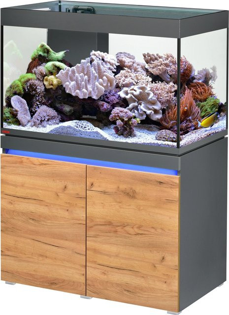 Eheim Aquarium-Kombination Incpiria Reef 330 in Graphit/Nature mit Weißglas - Bild 1