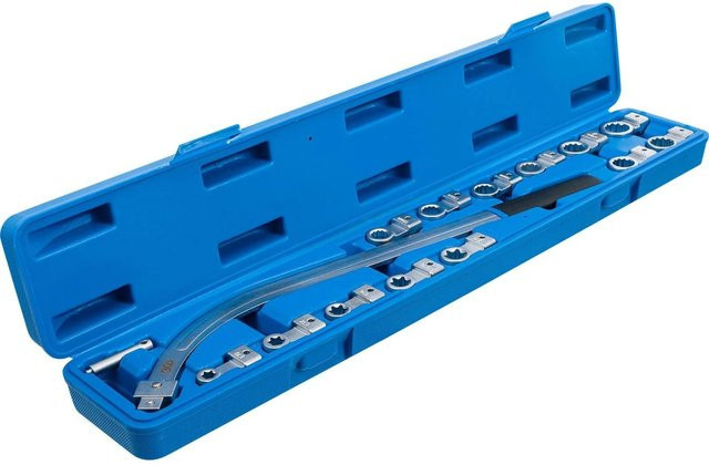 BGS Spannrollenschlüssel-Satz 15-teilig mit Zwölfkant SW 12-19 mm und E-Profil SW E10-E18 aus Chrom-Vanadium - Bild 2