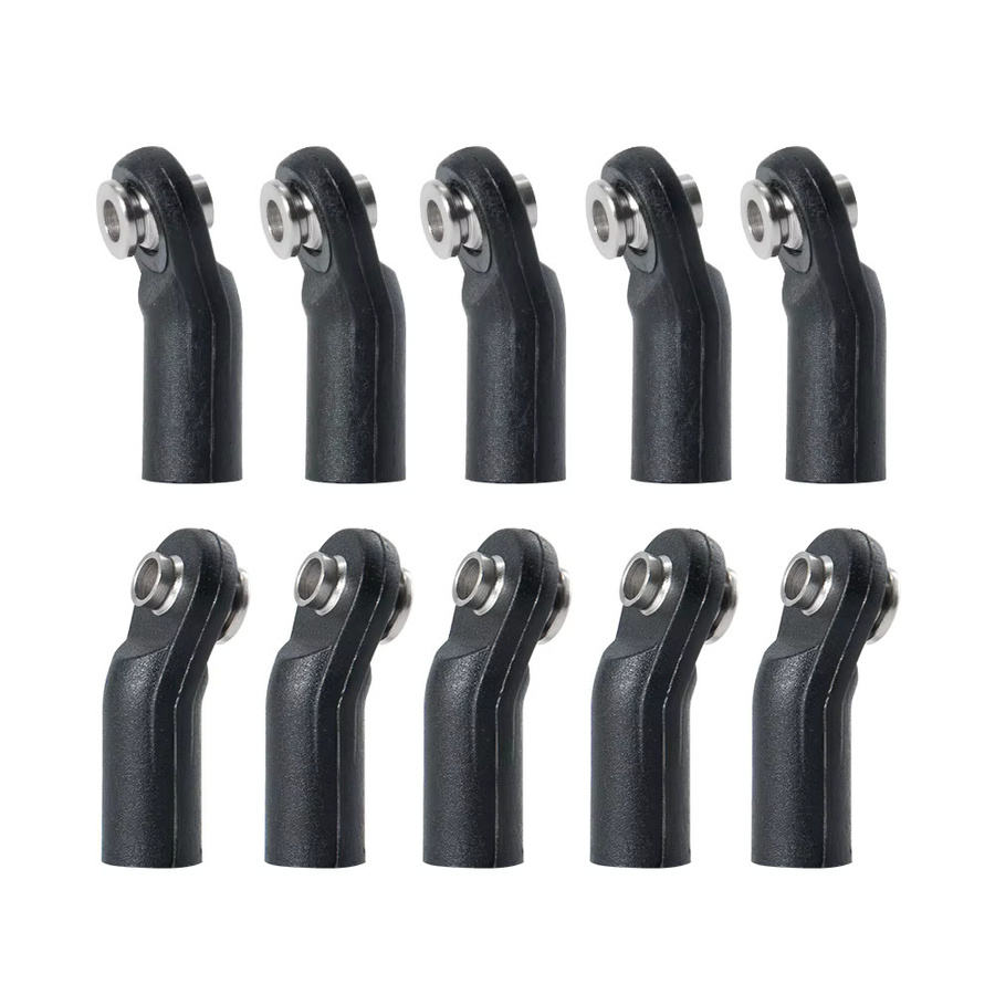 YEAHRUN M4 Stangenenden Kunststoff-Verbindungskugeln, 10-teiliges Set, Schwarz - Bild 4