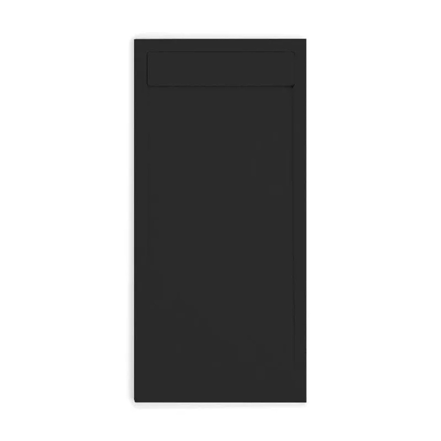 Stano Mineralguss-Duschwanne Quore Extra Flach Schwarz B: 90 cm, T: 110 cm - Bild 2