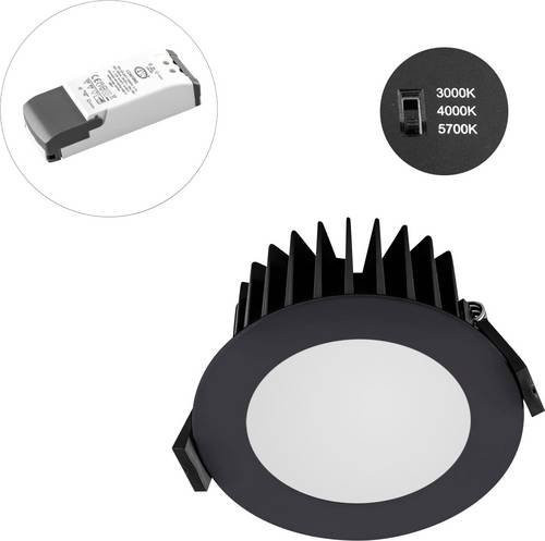 EVN L44N101625 LED-Einbaustrahler in modernem Design für Wohnzimmer, Flur und Home Office - Bild 1