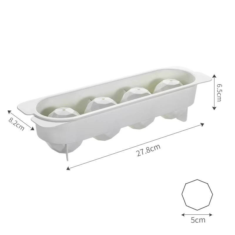 PGY Eiswürfelform für Whiskey und Cocktails, Ice Ball Maker aus Kunststoff, Durchmesser: 5 cm, Mehrfarbig - Bild 5