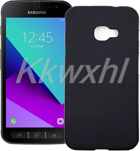 Original Samsung Galaxy XCover 4s / XCover 4 Schutzhülle aus weichem TPU in Schwarz für SM-G390F und SM-G390 - Bild 1