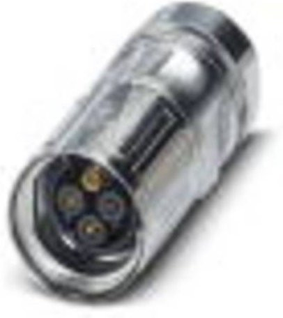 Phoenix Contact Rundsteckverbinder 1607685 in Silber - Bild 1