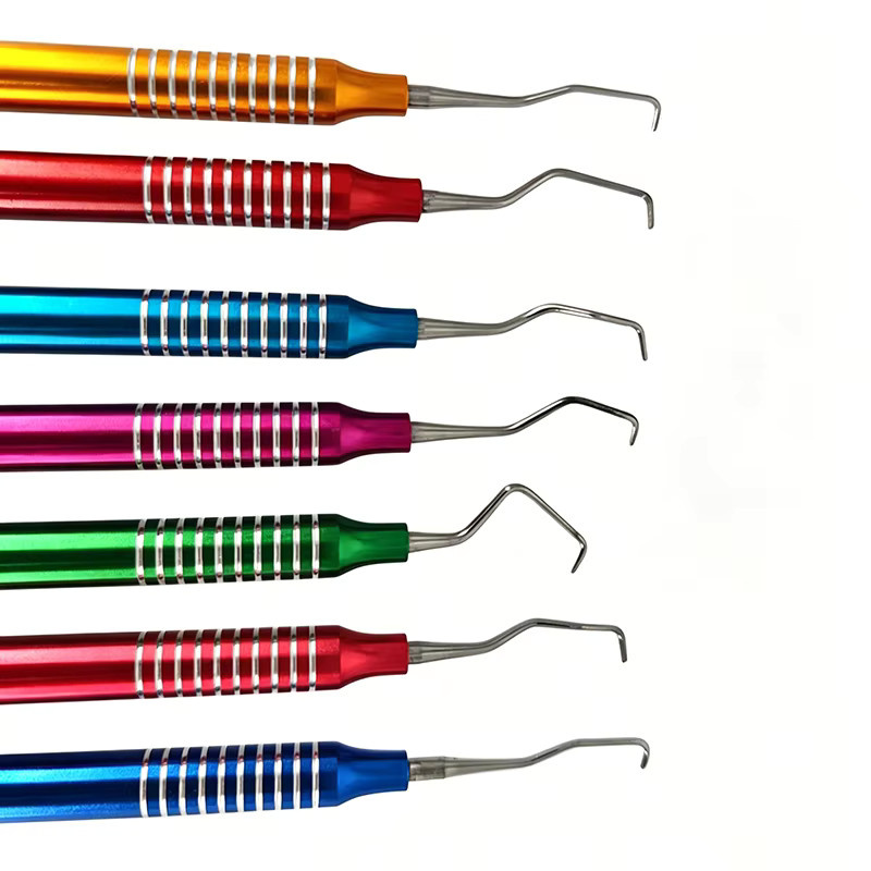 Tyceen Dental Gracey Curettes Set, 7-teilig, zur Zahnsteinentfernung - Bild 2