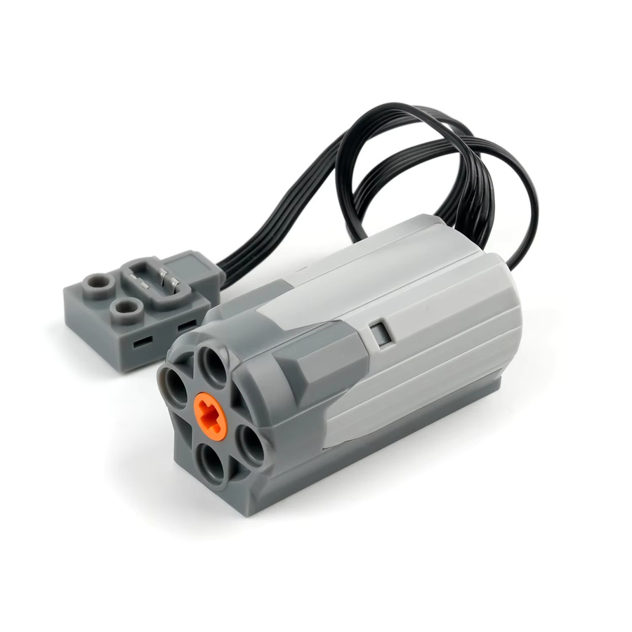 Wishiot MOC Zug Technische Bausteine mit Motor und Batterie Box in Grau - Bild 2
