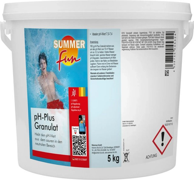 Summer Fun pH-Plus Granulat zur pH-Wert-Einstellung, 5 kg - Bild 1