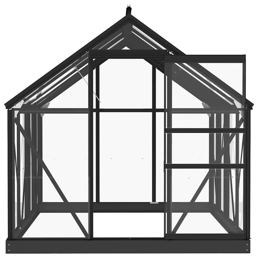 VIDAXL Gewächshaus-Glasersatz aus gehärtetem Glas, 16 Stück, transparent, für Garten und Pflanzenzucht - Bild 2