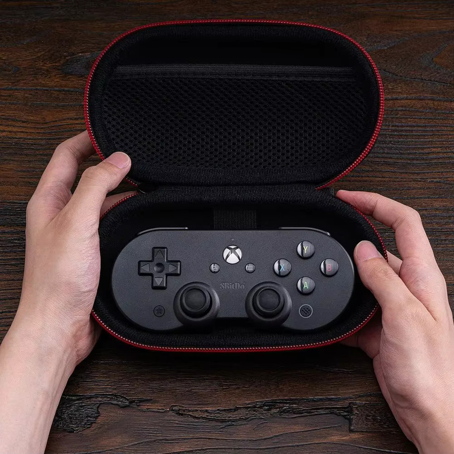 8Bitdo Tragbare Aufbewahrungstasche in Schwarz als Hartschalen-Schutzhülle für SN30 Pro und M30 Lite Controller - Bild 2
