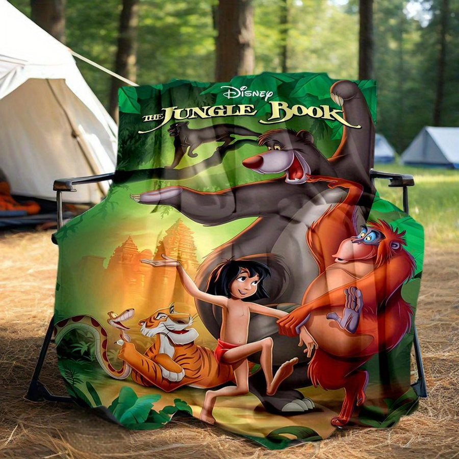Yi Xin One Mowgli Cartoon Flanell Decke für Kinder in Multicolour, B/H: 80 x 120 cm - Bild 3