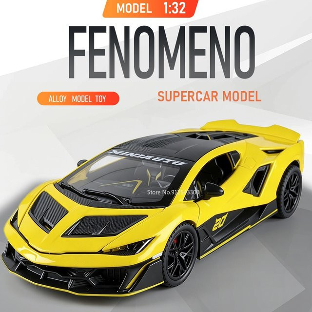 RMZ city Fenomeno Sian Automodell-Spielzeug, 1:32, mit Licht und Sound, grün - Bild 1