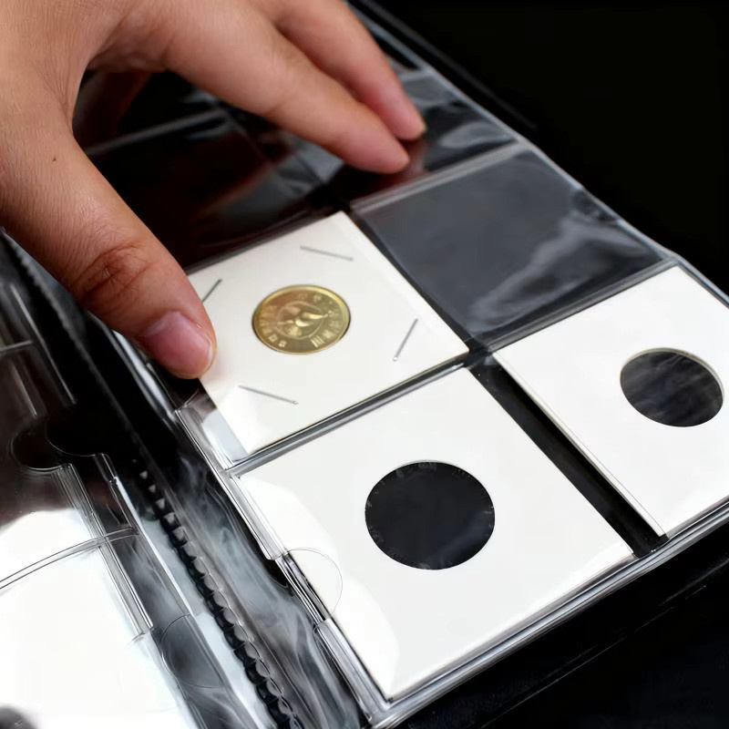 Professionelles Münzalbum aus Kunststoff für deine Sammlung mit 60 Münzhaltern - Bild 3