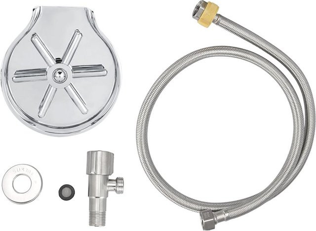Aimo Automatischer Tassenreiniger aus Edelstahl in Weiß und Silber, G1/2in Spüler für Haushalt und Gewerbe - Bild 1