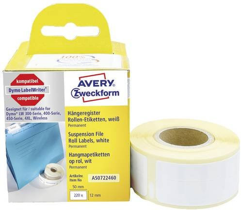 Avery Zweckform Universal-Etiketten Weiß, Permanent haftend, 220 Stück - Bild 1