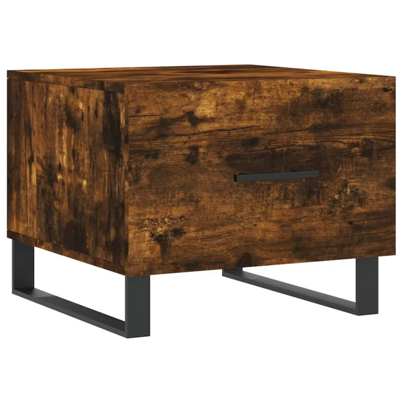 vidaxl Couchtisch Set aus 2 Stück im Industrial Design, Farbe Braun, B/T/H: 50 x 50 x 40 cm - Bild 5