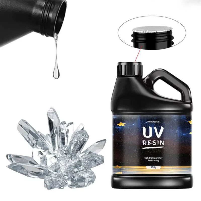 Transparentes UV-Harz-Epoxidharz für DIY-Projekte und Schmuckherstellung, 500g/1000g - Bild 3