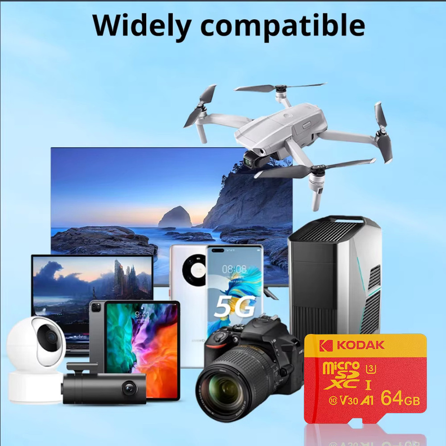 Kodak MicroSD Speicherkarte 256 GB, Klasse 10, U3, V30 für Gaming und Überwachungsgeräte - Bild 3