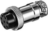 goobay Mikrofonkupplung XLR 8Pin in Silber - Bild 1