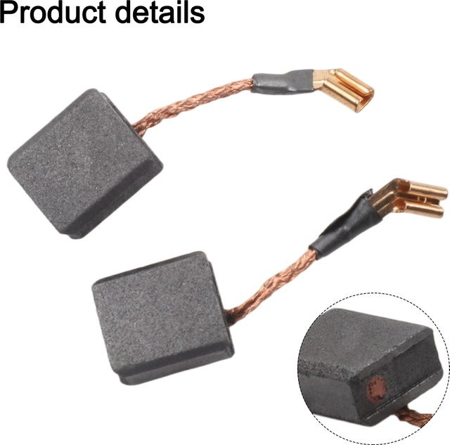 Vibratite Carbon Pinsel Set NA121485 N422682 Ersatz für DWE4206 DWE8310 Winkelschleifer Zubehör, 2 Stück - Bild 1