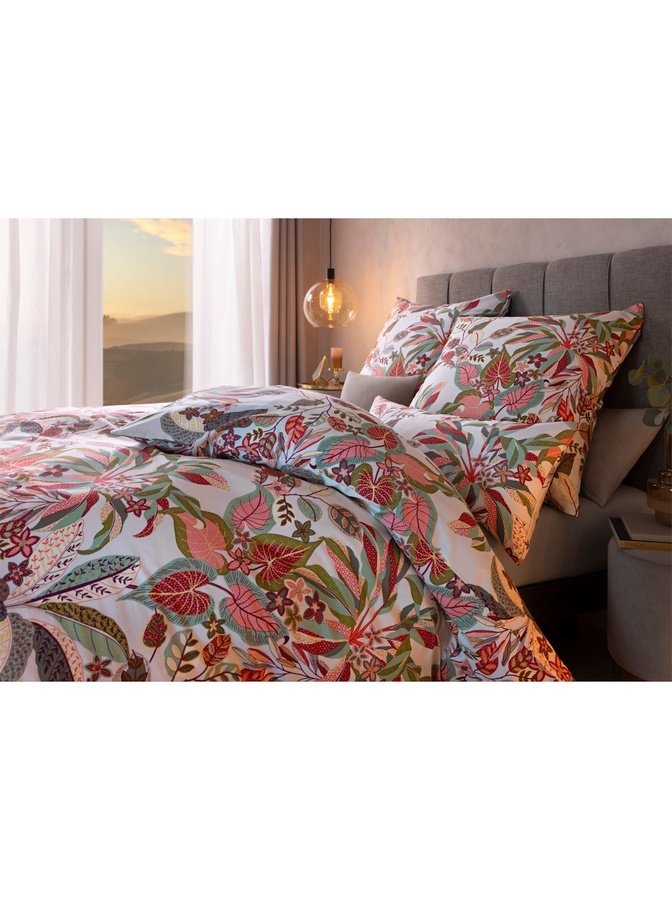 Irisette Bettwäsche Floral aus Baumwolle in Multicolour mit Reißverschluss B: 135 cm, L: 200 cm - Bild 2