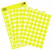 Avery Zweckform Markierungspunkt aus Papier in Gelb, Durchmesser: 12 mm - Bild 1