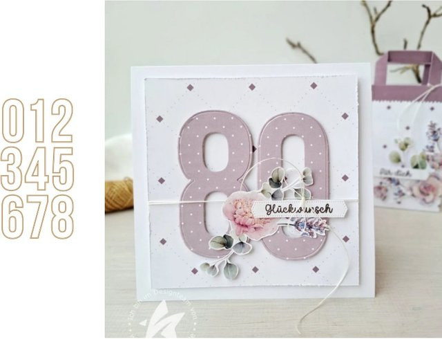 Ziyu Baby Stanzformen und Stempel Set in Pink für DIY Scrapbooking und Fotoalben - Bild 1