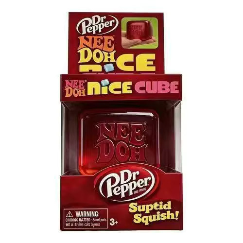 Needoh Dr Pepper Nice Cube Drop Soda Aroma Soft Squishy Slow Rise Fidget Toy, Antistress-Spielzeug - Bild 2