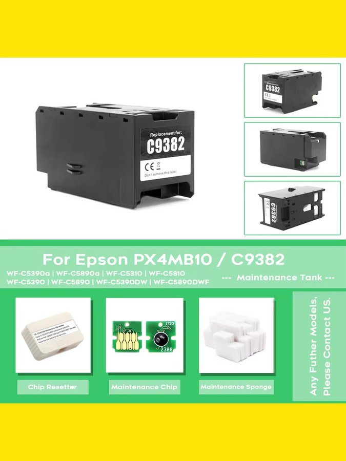 Epson C9382 PX4MB10 Resttintenbehälter Wartungsbox für WF-C5390 C5390a C5390DW C5890 C5890a C5890DWF C5810 C5310 PX-S887 M887F - Bild 3
