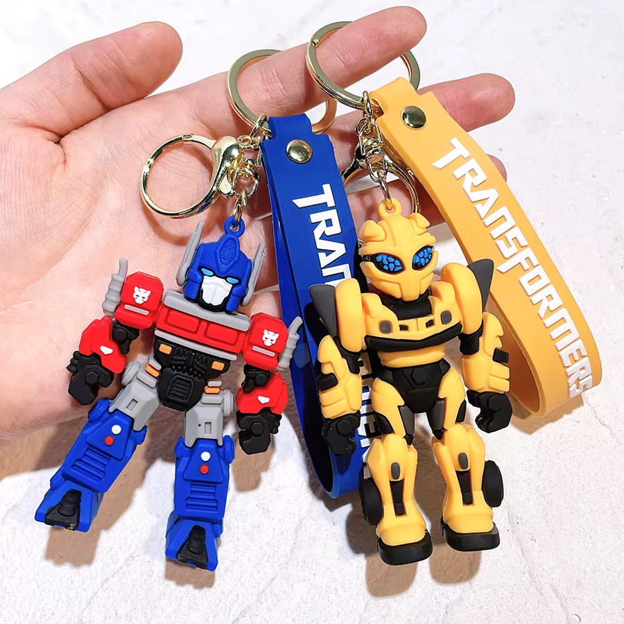 Hot Toys Transformers Optimus Prime Bumblebee Figur Schlüsselanhänger, Zubehör - Bild 2