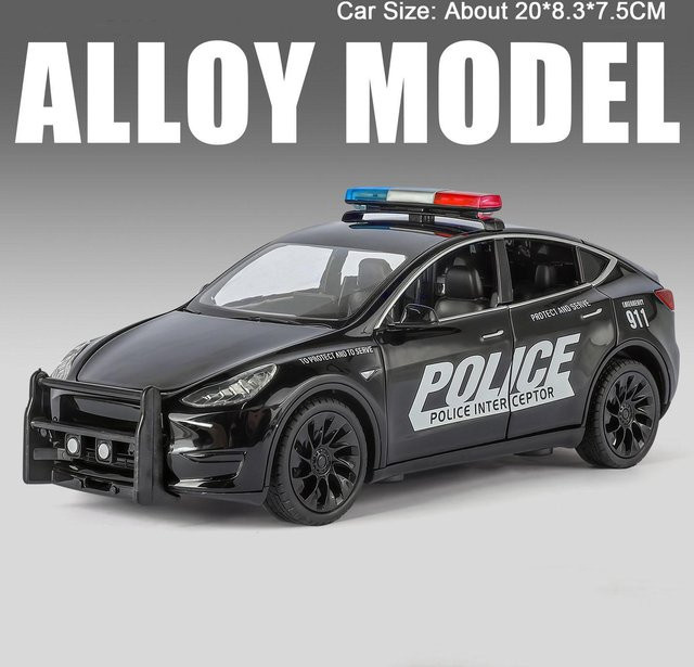 Linyi toy car Modellautos, Polizei, 1:24, ab 14 Jahre - Bild 1